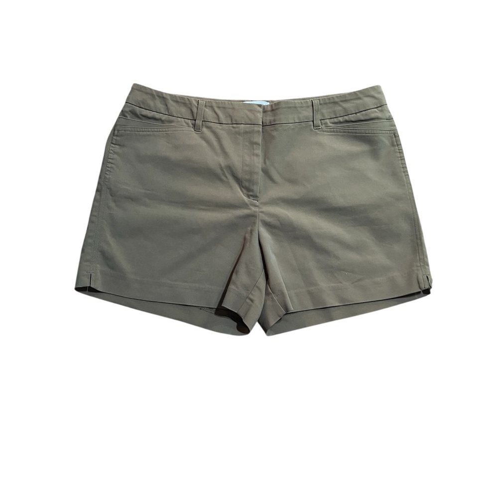 Carmen Marc Valvo Olive Green Shorts